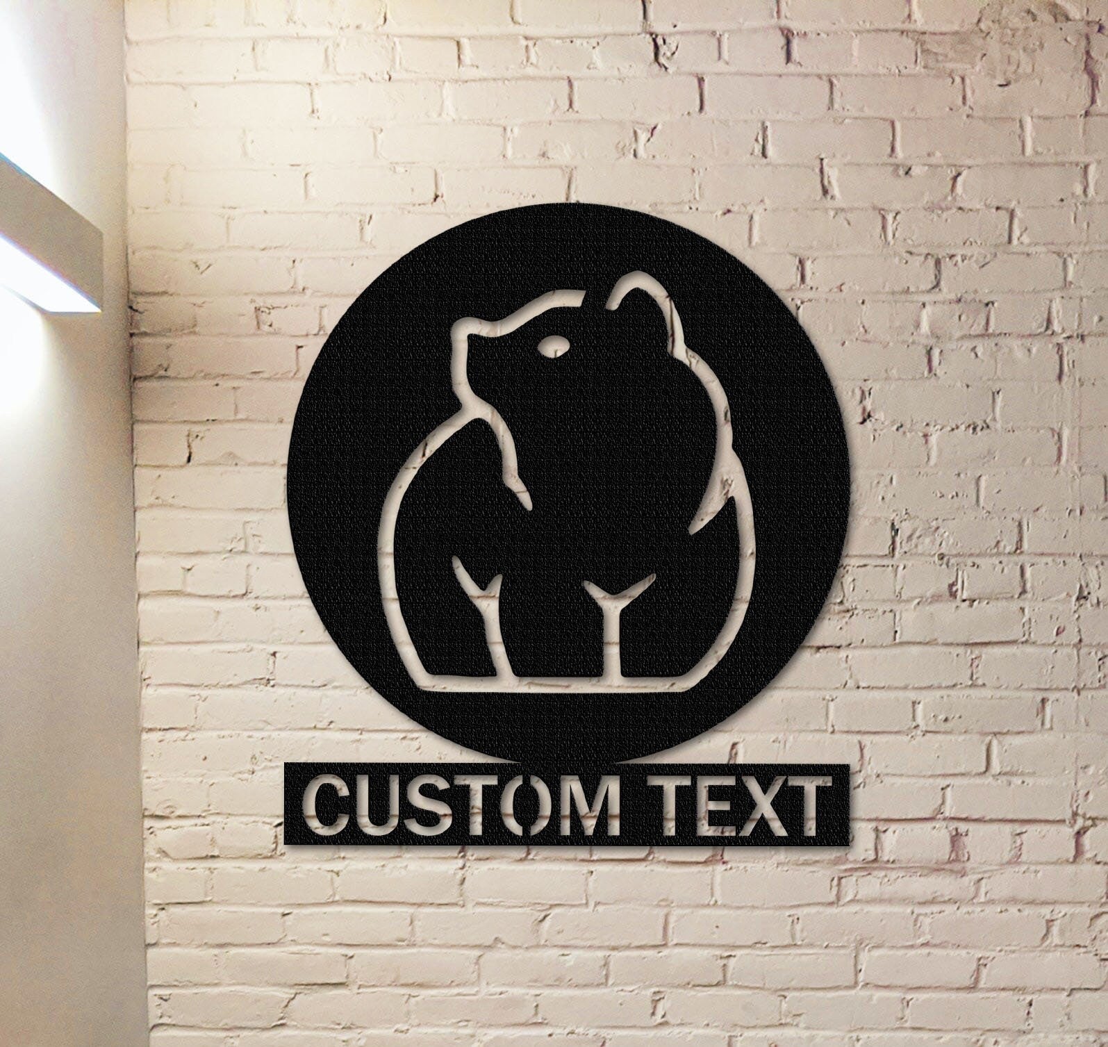 Custom Bear Metal Sign,Bear Wall Art,Cute Bear Sign,Bear Monogram Sign,Personalized Bear Wall Decor,Bear Room Decor,Indoor Outdoor Decor