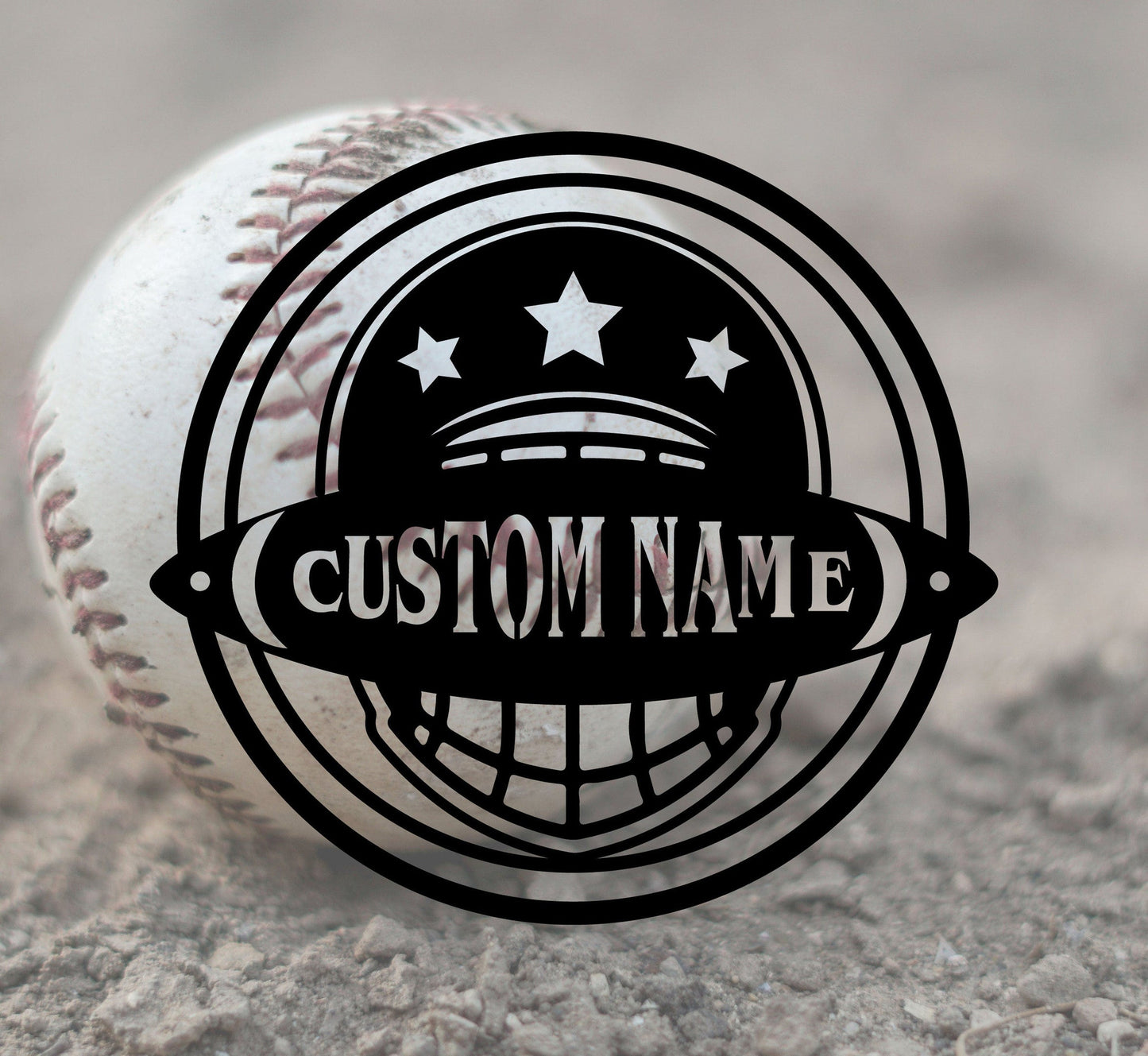 Custom Baseball Sign With LED Lights,Personalized Baseball Wall Art for Kids Room Decor,Kid Nursery,Metal baseball name sign