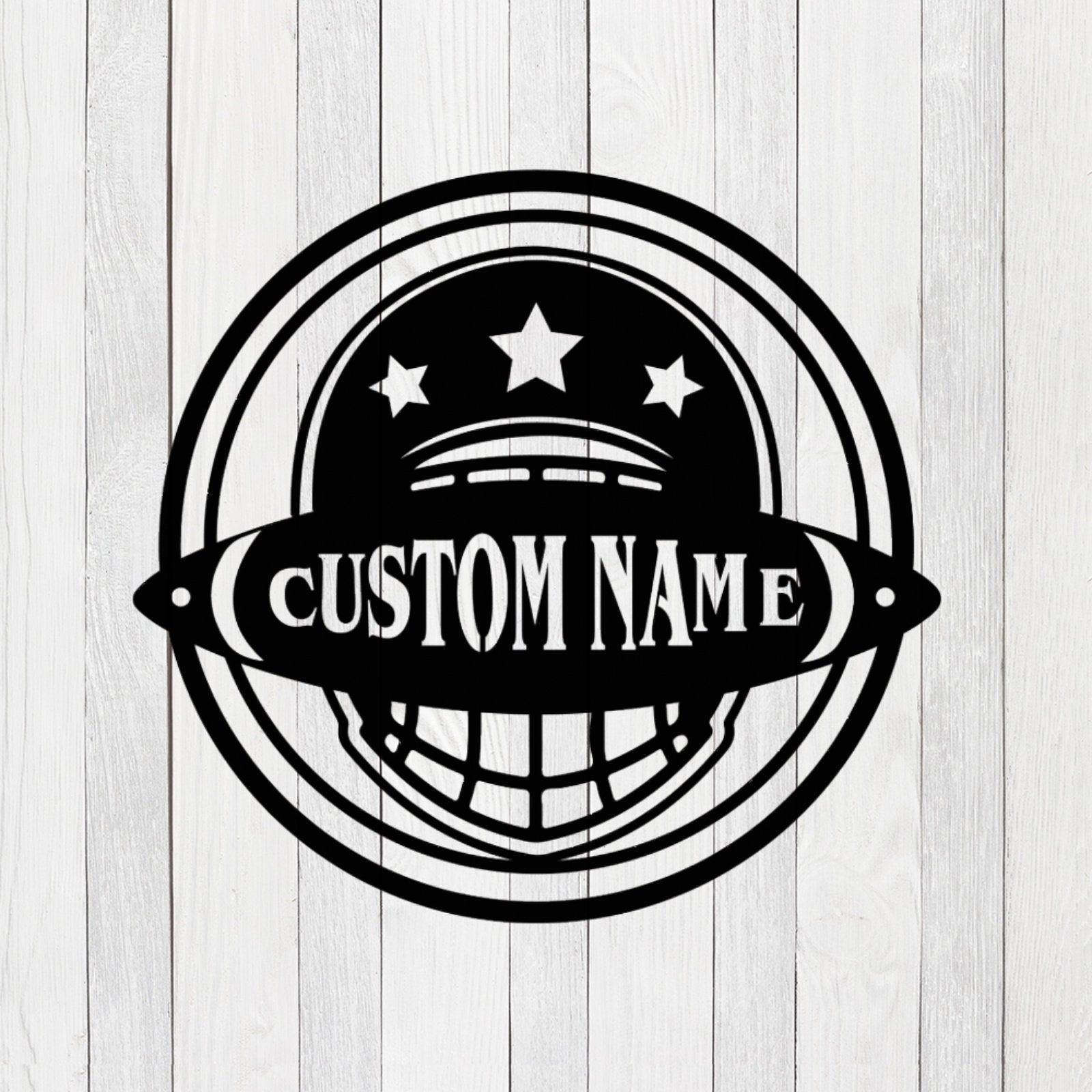 Custom Baseball Sign With LED Lights,Personalized Baseball Wall Art for Kids Room Decor,Kid Nursery,Metal baseball name sign