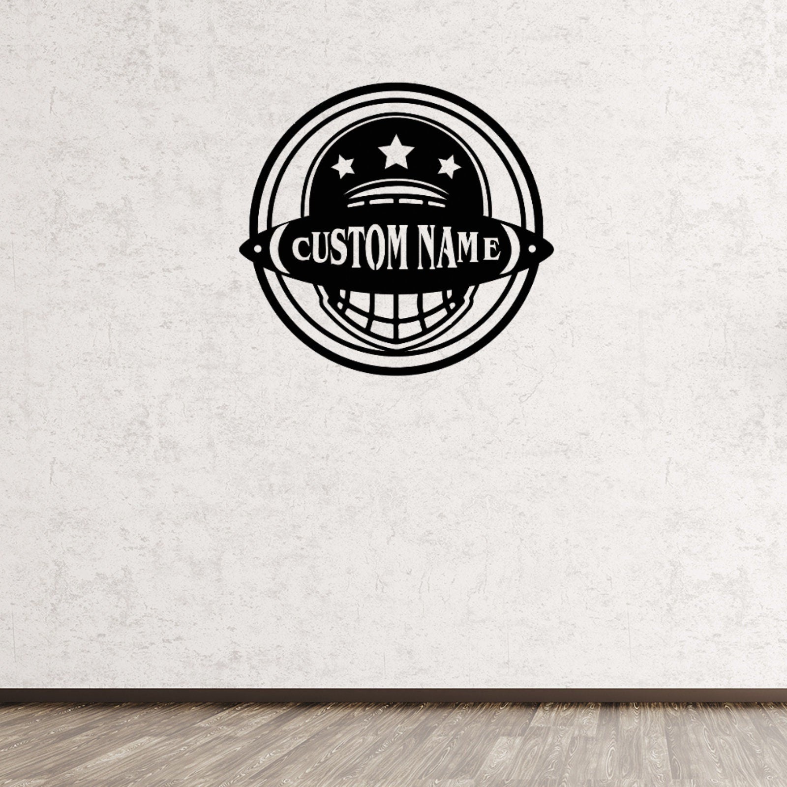 Custom Baseball Sign With LED Lights,Personalized Baseball Wall Art for Kids Room Decor,Kid Nursery,Metal baseball name sign