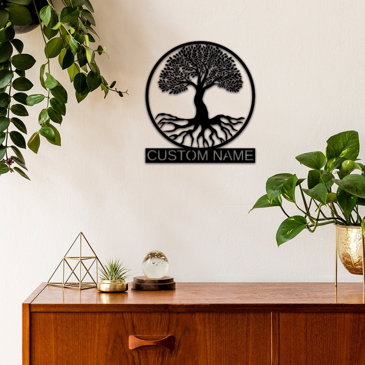 Tree of Life Metal Sign,Custom Family Tree Name Sign, Personalized Tree Of Life Wall Art,Housewarming Gift Anniversary Gift Living Room