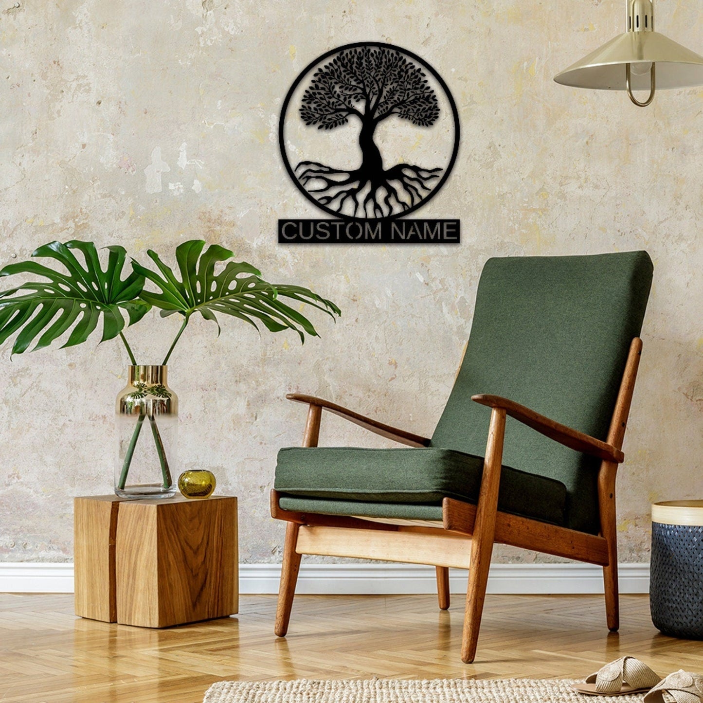 Tree of Life Metal Sign,Custom Family Tree Name Sign, Personalized Tree Of Life Wall Art,Housewarming Gift Anniversary Gift Living Room