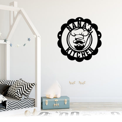 Personalized Kitchen Sign Name,Custom Kitchen Sign,Indoor Decor,Chef Sign,Kitchen Wall Art,Family Kitchen Sign, House Decor,Kitchen Gifts