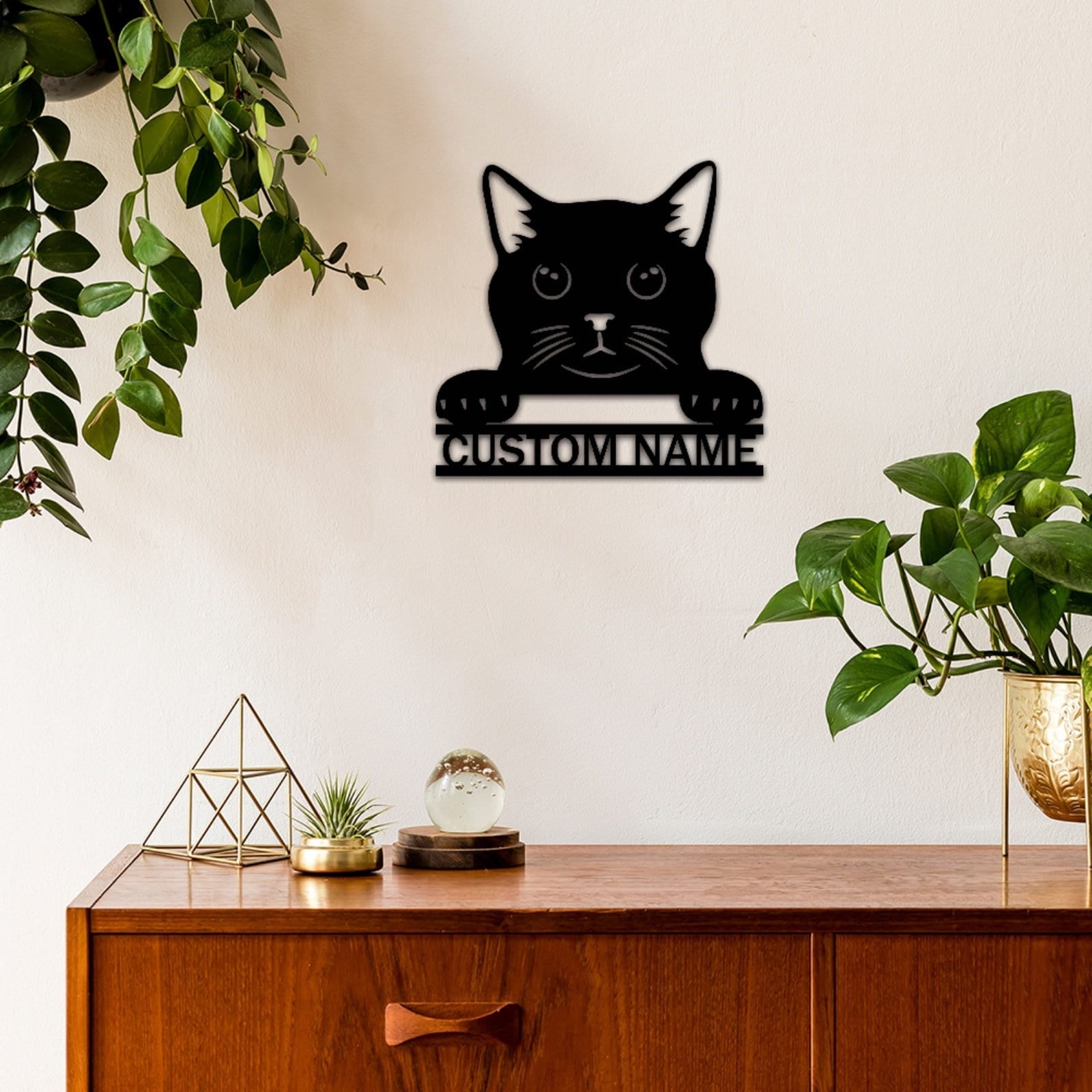 Custom Cat Metal Sign,Cat Lover Gift,Cat Wall Art,Personalized Cat Wall Decor,Room Decoration,Metal Cat Decor,Pet Sign