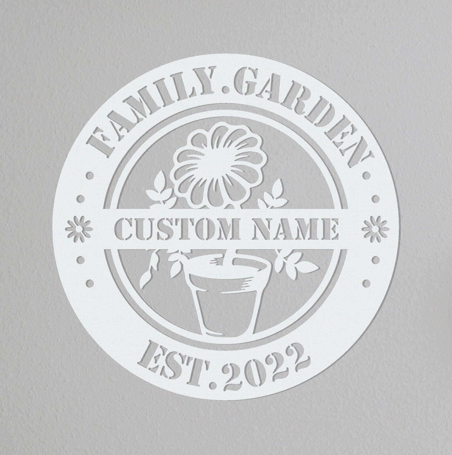 Custom Garden Sign Name,Sunflower Sign,LED Lights,Family Garden Sign,Gate Decor,Personalized Sunflower Sign Name,Gift for Gardener