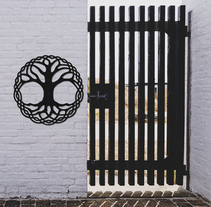 Tree of Life Metal Sign,Family Tree Wall Decor,Tree of Life Wall Art,Garden Decor,Metal Tree Outdoor Decor Housewarming Gift Front door