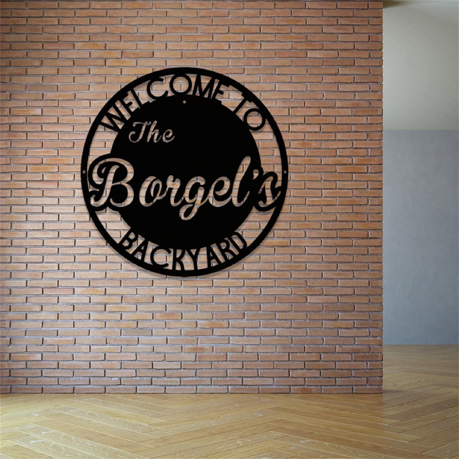 Custom Backyard Metal Sign With Lights,Personalized Patio Sign,Outdoor Decor Sign,Backyard Metal Decor,Family Backyard Bar Grill Metal Sign