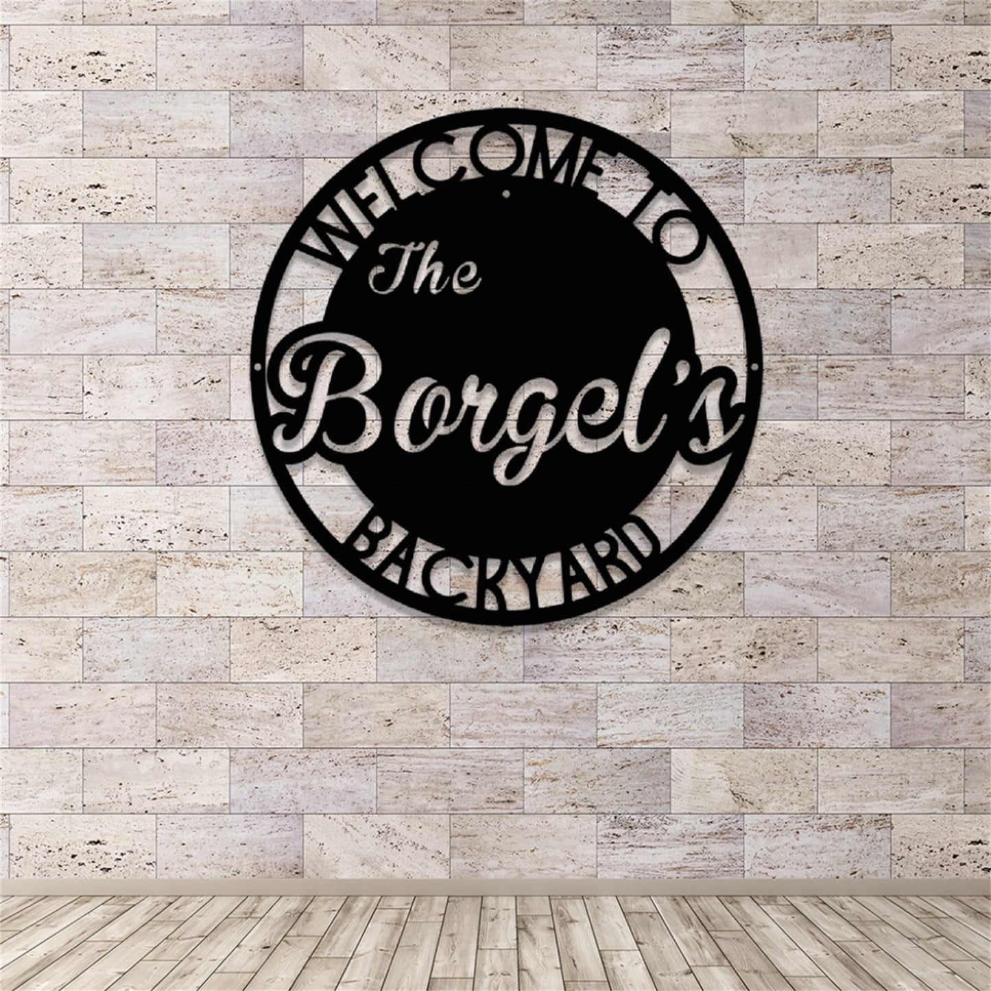 Custom Backyard Metal Sign With Lights,Personalized Patio Sign,Outdoor Decor Sign,Backyard Metal Decor,Family Backyard Bar Grill Metal Sign