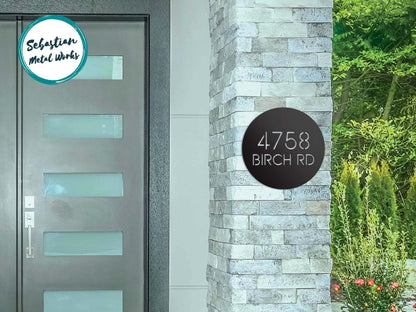 Metal Family Address Sign, Custom Family Address Sign, Metal Family Sign, Address Sign, Address Numbers, Outdoor Sign, Metal Gift