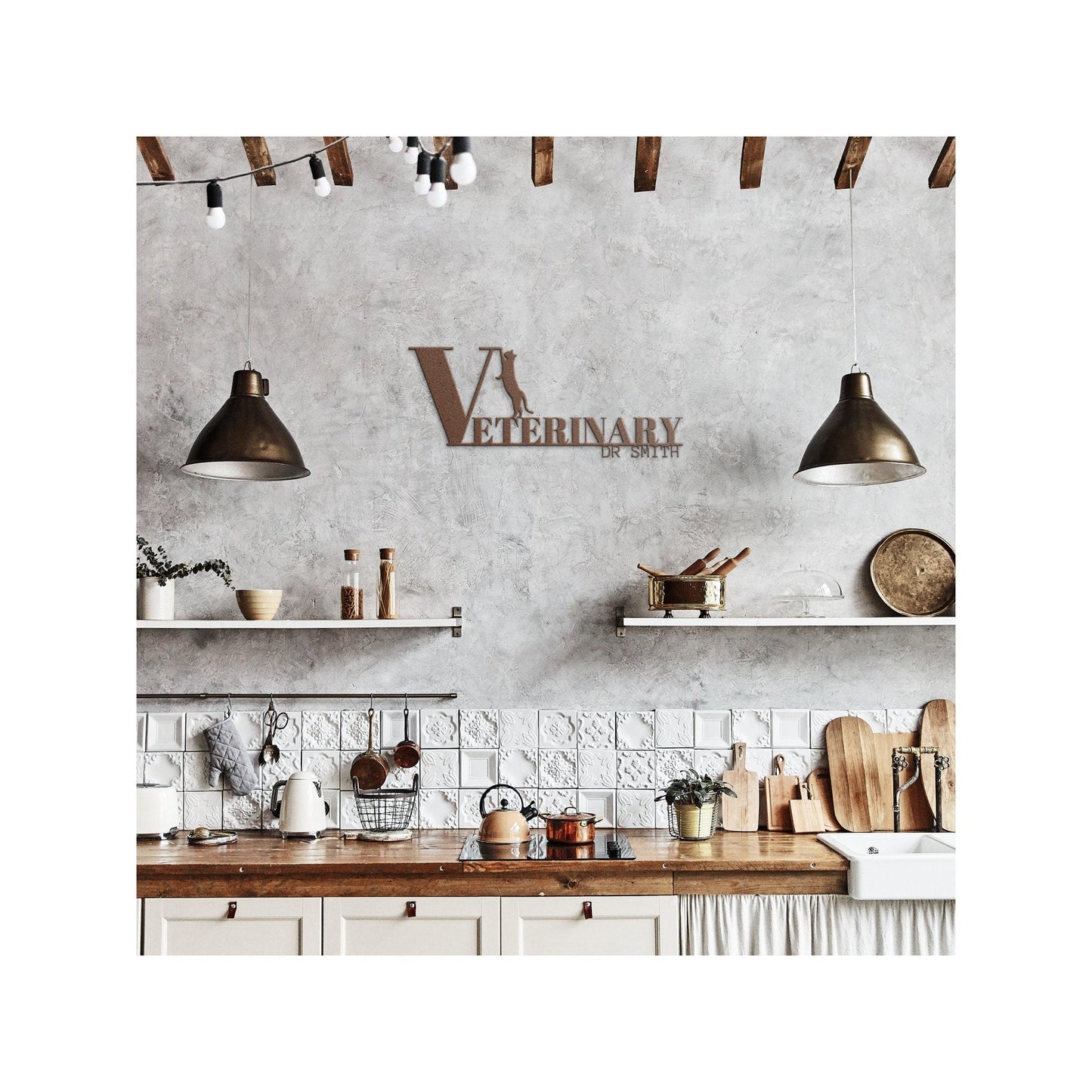 Veterinary Clinic Metal Wall Art, Veterinary Gift, Personalized Vet Gift, Veterinary Art, Gift For Veterinarian, Vet Room Decor