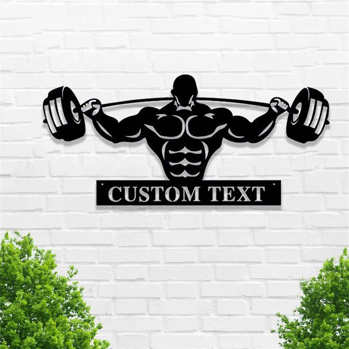 Custom Gym Sign With Lights,Powerlifting Sport Metal Wall Art,Personalized Fitness Room Sign,Powerlifting Home Decor,Gym Metal Wall Decor