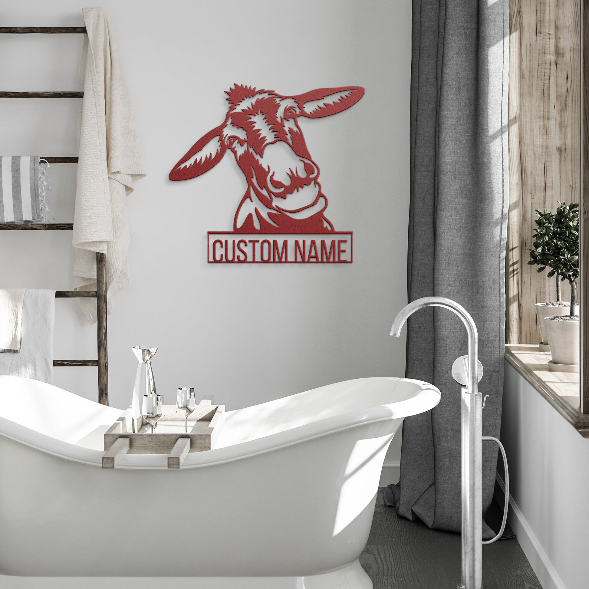 Custom Donkey Metal Sign, Donkey Lovers Gift, Farm Animals Wall Decor, Wall Hanging Metal Donkey Sign, Gift For Farms Owners