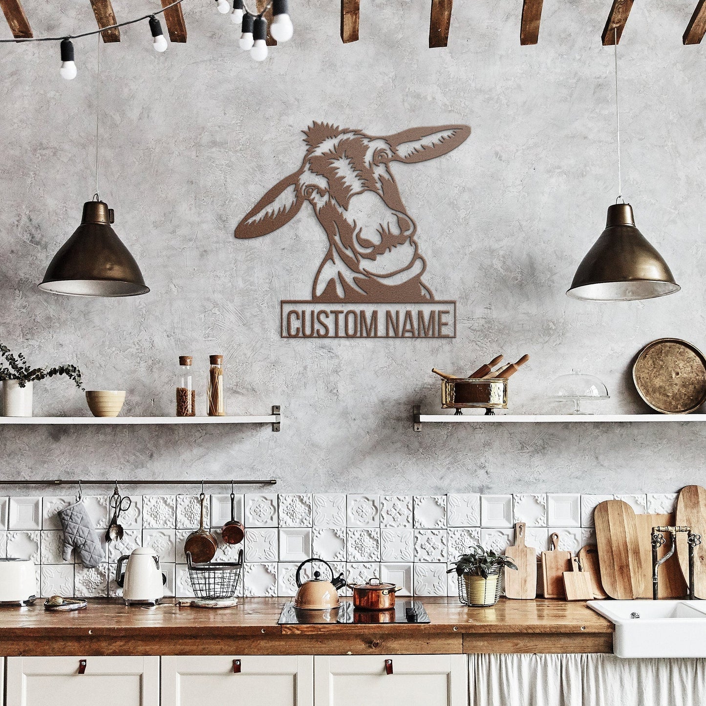 Custom Donkey Metal Sign, Donkey Lovers Gift, Farm Animals Wall Decor, Wall Hanging Metal Donkey Sign, Gift For Farms Owners