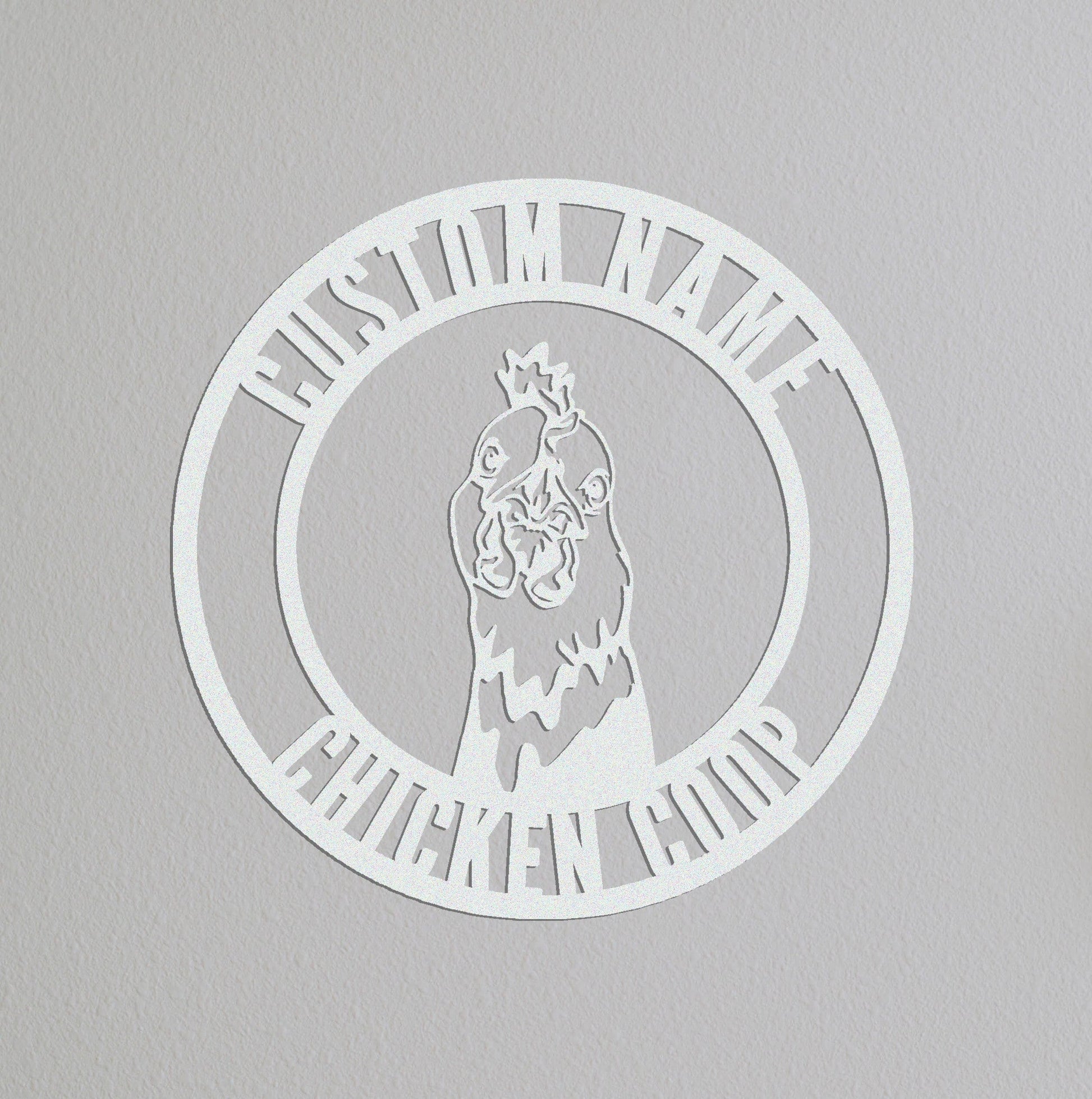 Chicken Coop Sign,Chicken Coop Decor,Custom Chicken Coop Sign Name,Gift For Farmer,Hen House Sign,Chicken Farm House Decor,Ranch Decor