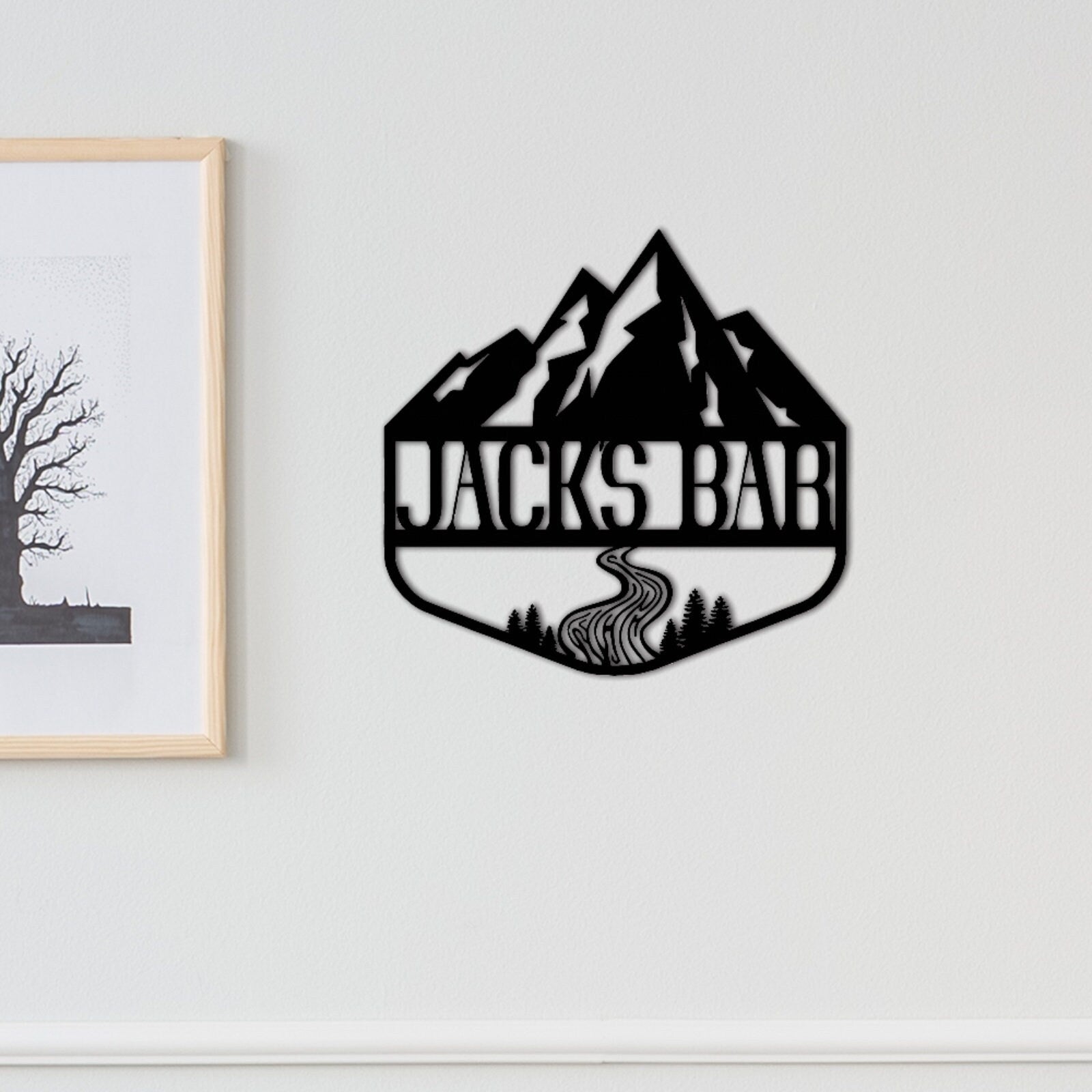 Personalized Bar Wall Art,Bar Metal Sign,Home Bar Decor,Custom Bar Sign Name,bartender gift,Whiskey Decor,Indoor decor