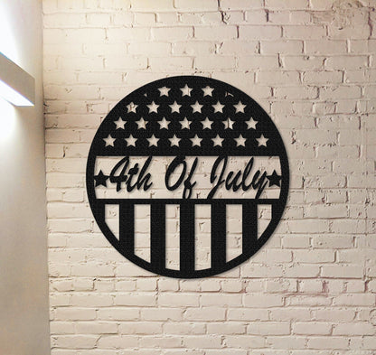 Custom America Flag Sign,4th Of July Sign,Celebration Sign,Welcome Sign,Personalized Last Name Sign,Front Door Hanger,Family Name Sign