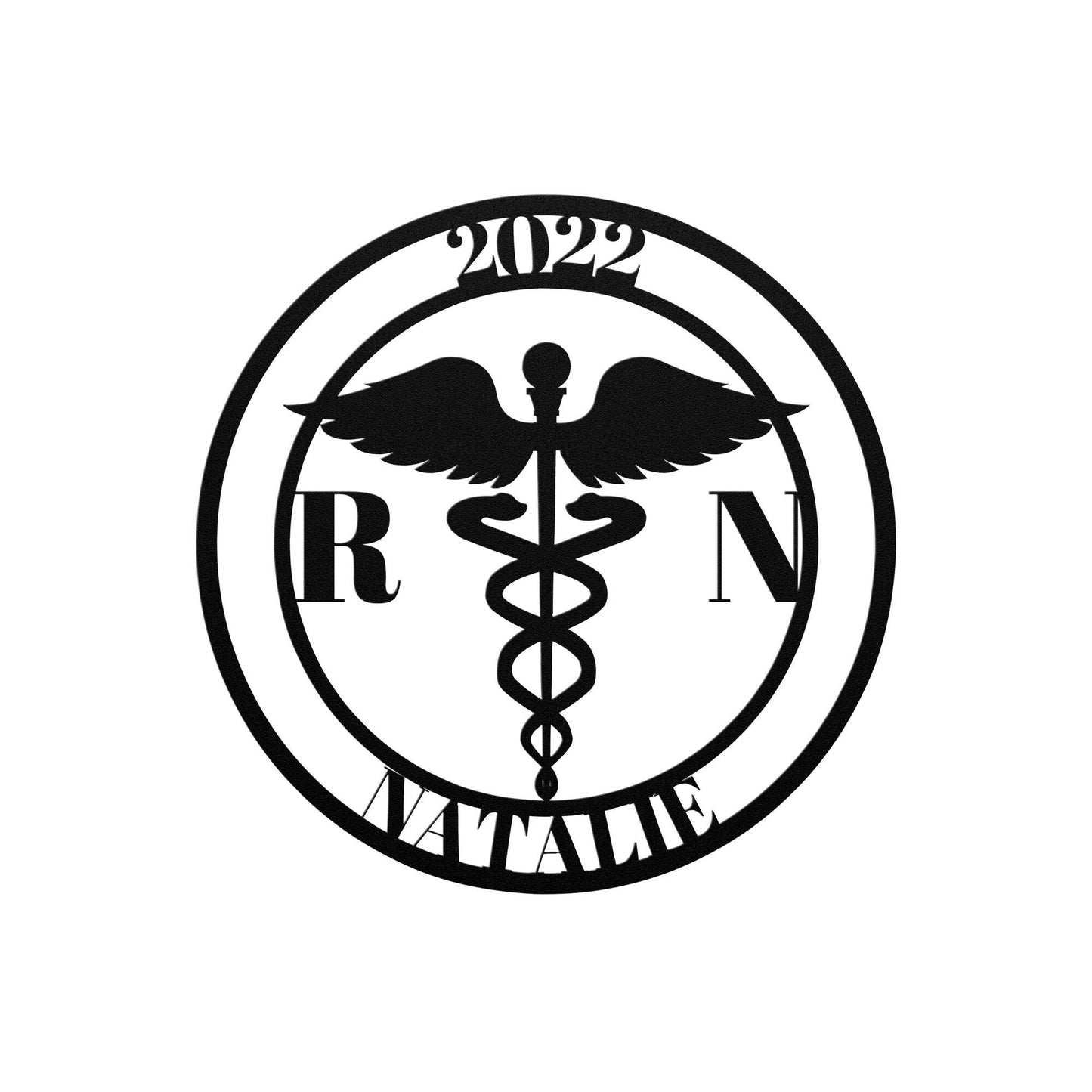 Registered Nurse Metal Sign, Graduation Gift For Nurse, Custom Metal Nurse Sign, Graduate Nurse Gift, Nurse Metal Wall Art, Male Nurse Gift