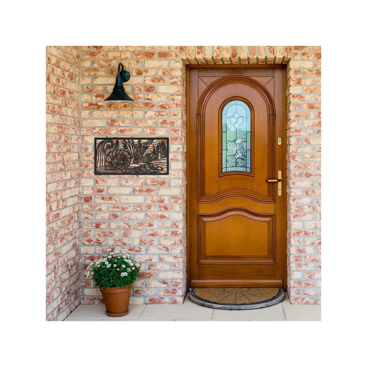 Underwater Seashells Metal Wall Art, Nautical Undersea Wall Decor, Ocean Metal Wall Art, Coral Reefs Wall Decor, Underwater Wall Sign