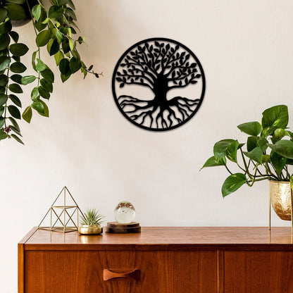 Tree of Life Wall Art,Family Tree Wall Decor,Tree of Life Metal Sign,Garden Decor,Metal Tree Outdoor Decor Housewarming Gift Front door