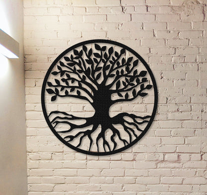 Tree of Life Wall Art,Family Tree Wall Decor,Tree of Life Metal Sign,Garden Decor,Metal Tree Outdoor Decor Housewarming Gift Front door