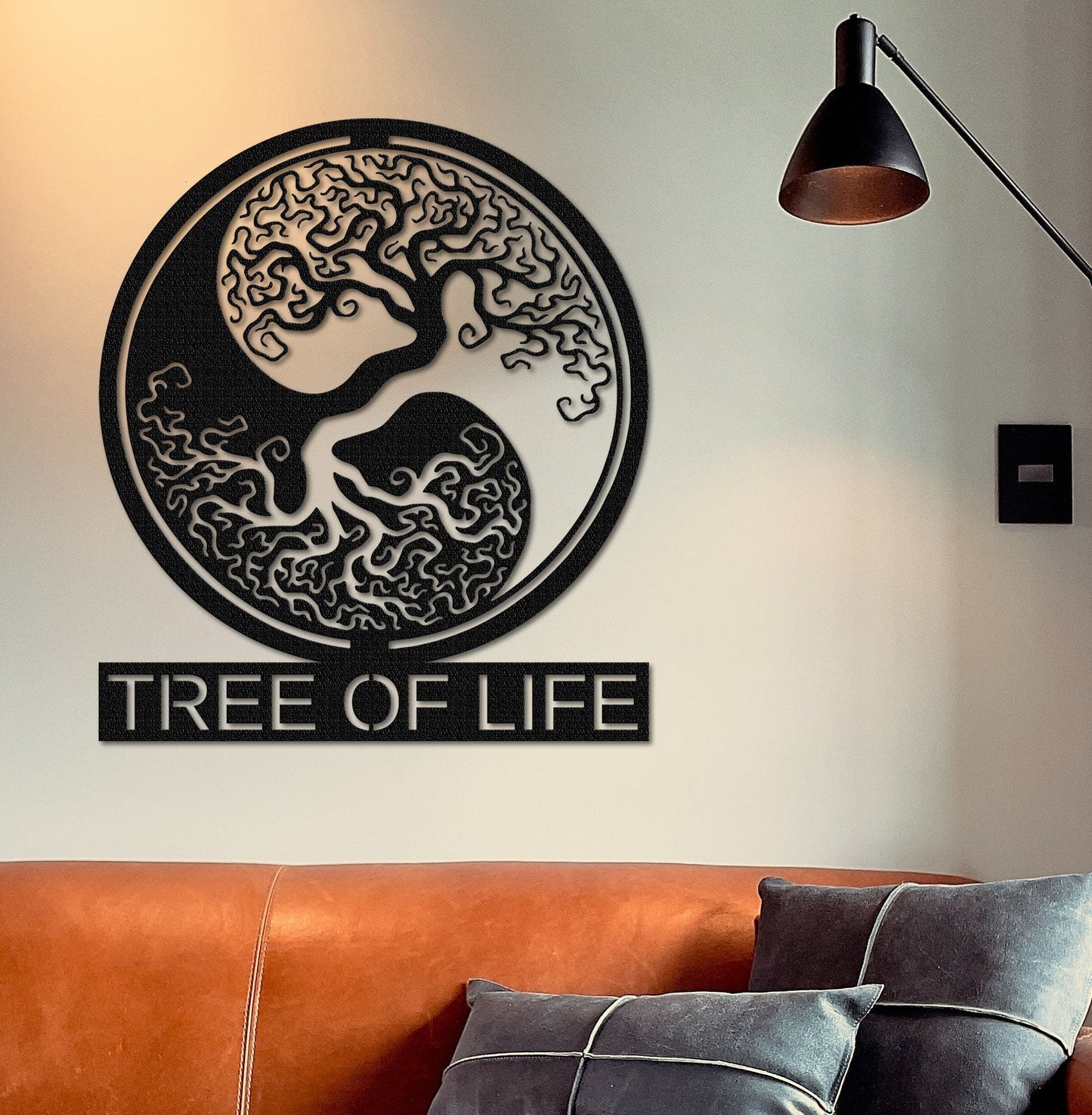 Custom Tree of Life Wall Art,Personalized Family Name Sign,Housewarming Gift,Living Room Decor,Front Door Decor,Family Tree Name Sign