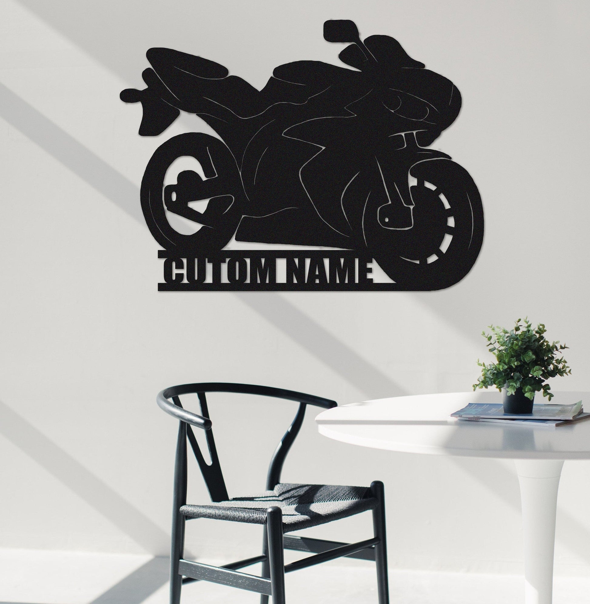 Personalized Motorcycle Metal Sign,Custom Motorcross Metal Art,Metal Garage Sign,Men Cave Sign,Fathers Day Gift,Motor Bike Metal Sign