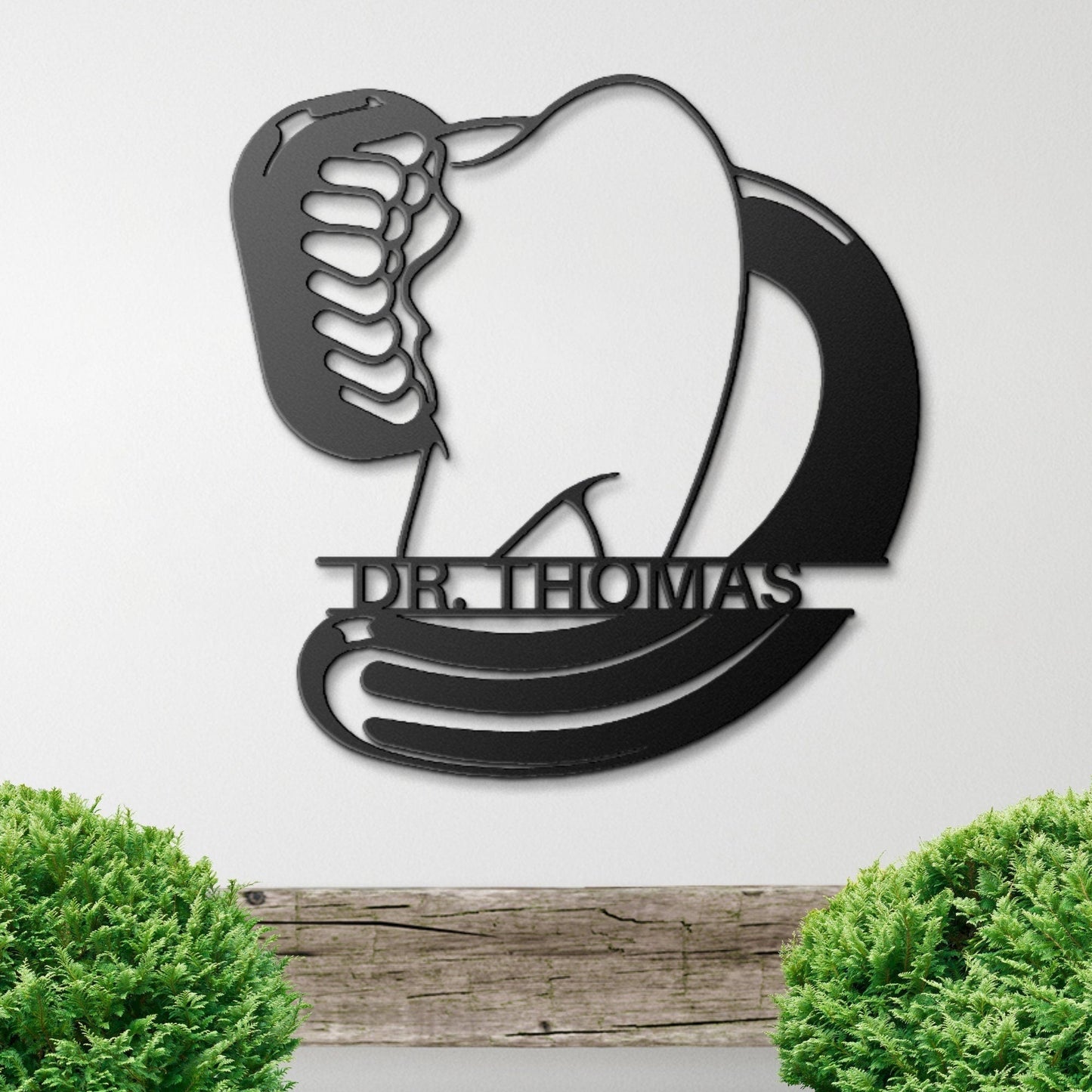 Custom Dentist Metal Sign, Dentist Gift, Dental Office Sign, Personalized Dentist Metal Wall Art, Dentist Graduation Gift, Dentist Decor