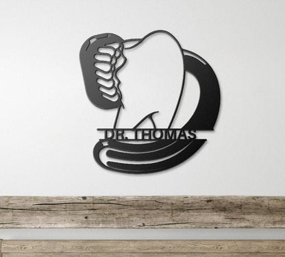 Custom Dentist Metal Sign, Dentist Gift, Dental Office Sign, Personalized Dentist Metal Wall Art, Dentist Graduation Gift, Dentist Decor