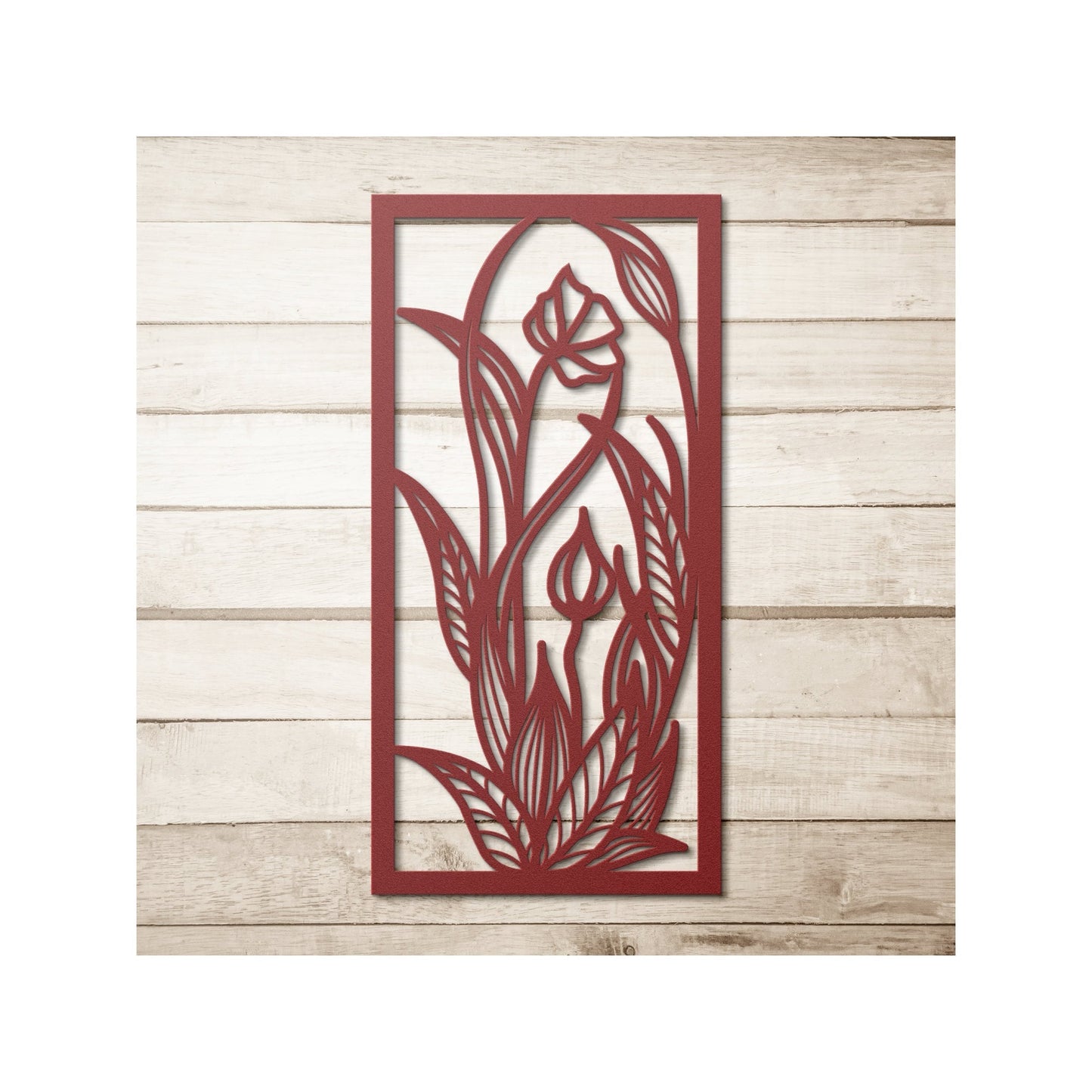 Daisy Flower Metal Sign, Plant Metal Wall Decor, Nature Metal Sign, Metal Flowers Wall Art, Daisy Metal Decor, Decorative Metal Panel