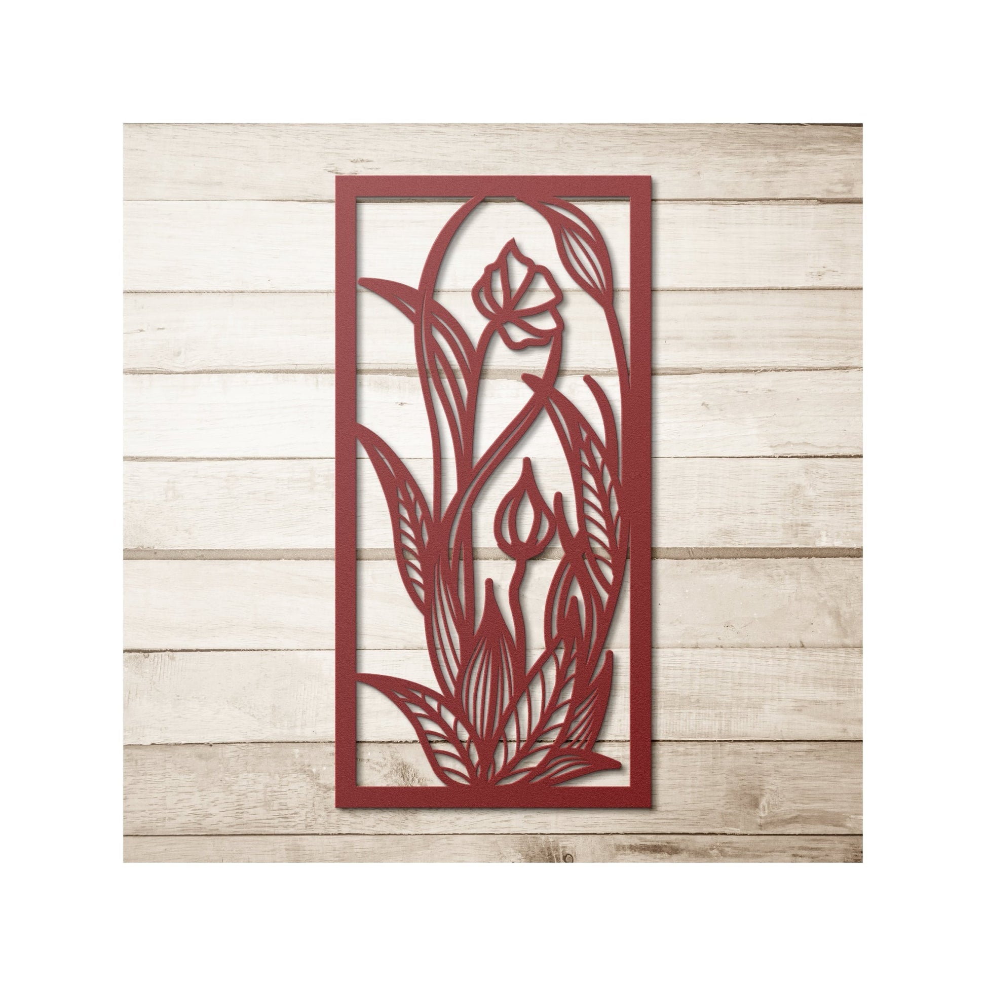 Daisy Flower Metal Sign, Plant Metal Wall Decor, Nature Metal Sign, Metal Flowers Wall Art, Daisy Metal Decor, Decorative Metal Panel