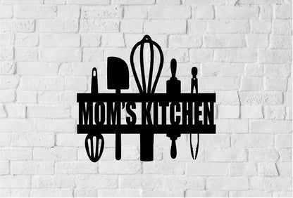 Moms Kitchen - Steel Metal Art