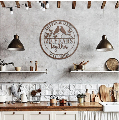 20th Wedding Anniversary Gift, 20th Anniversary Gift For Couple