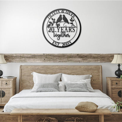 20th Wedding Anniversary Gift, 20th Anniversary Gift For Couple