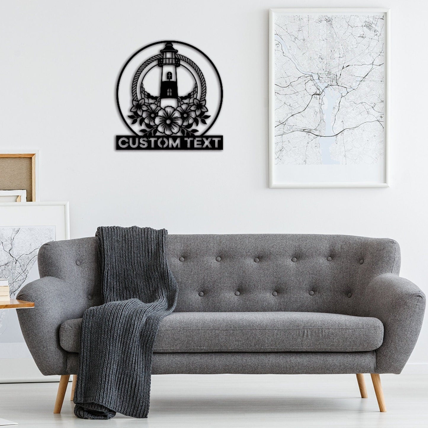 Lighthouse Metal Art,Personalized Lighthouse Metal Sign,Lighthouse Wall Decor,Custom Lighthouse Monogram,Outdoor decor,Lighthouse Wall Art