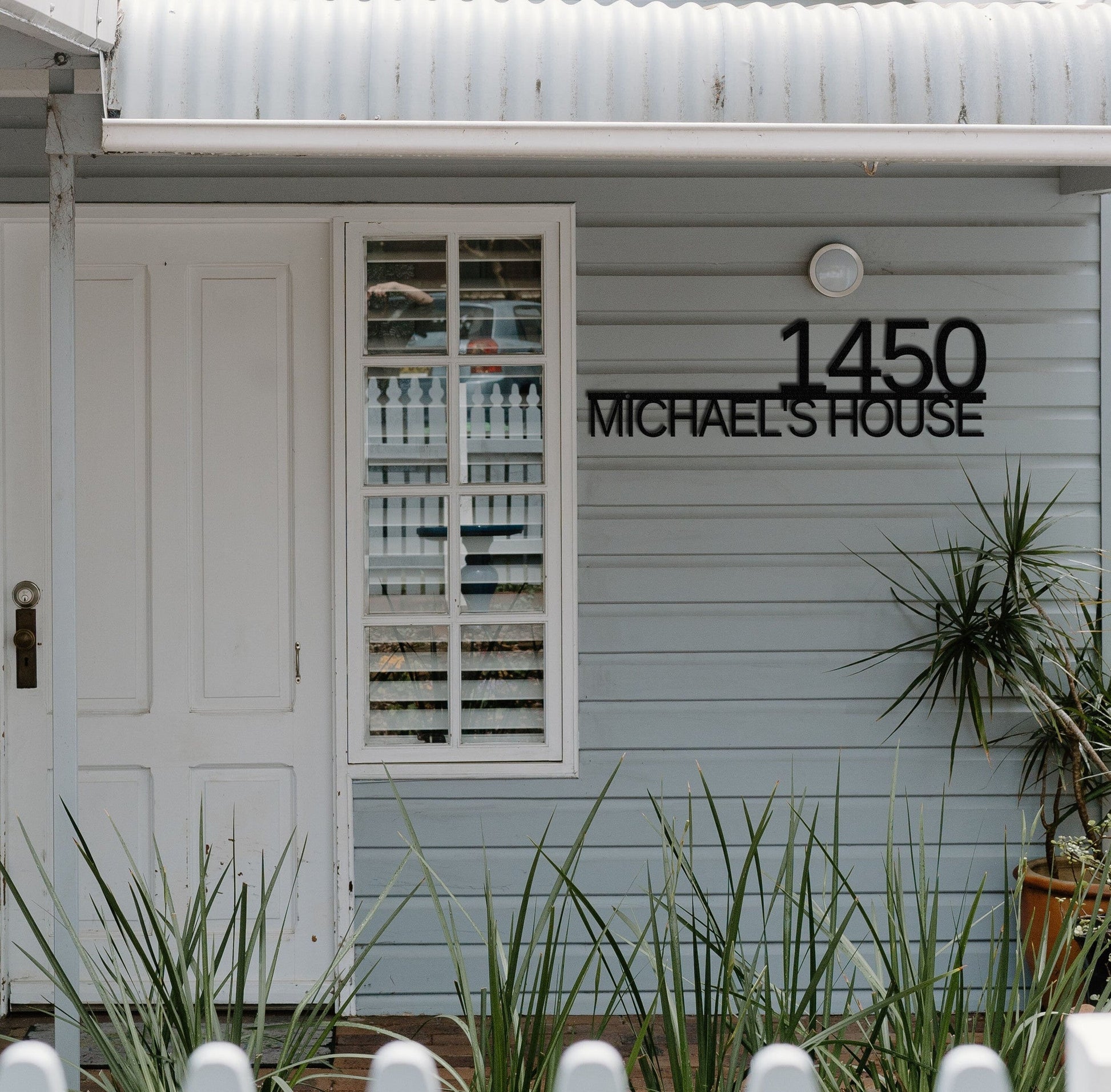 Custom Address Metal Sign, Custom Address Sign, Personalized House Number Sign, Metal House Number Sign,Address Monogram sign,Address Plaque