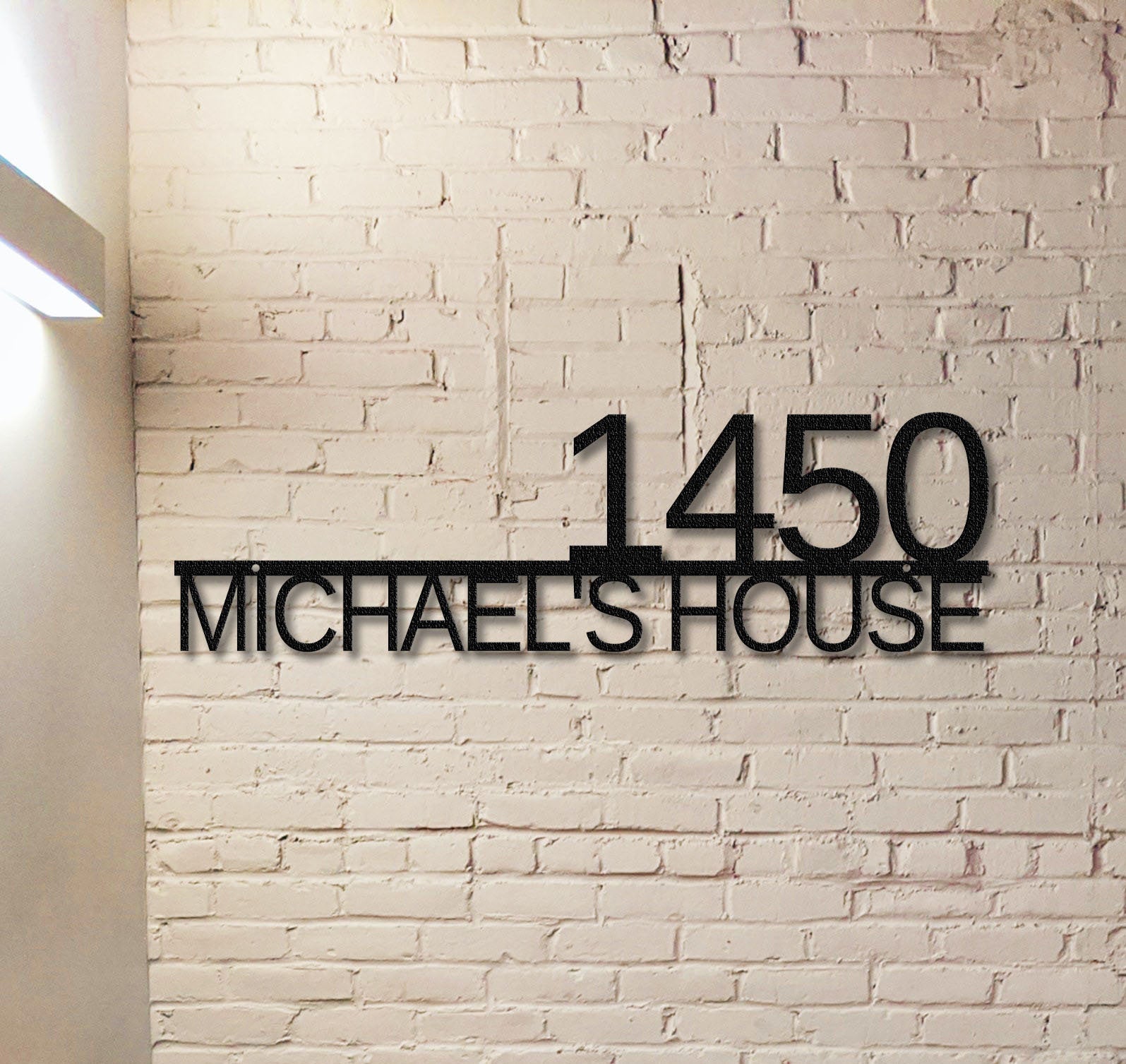 Custom Address Metal Sign, Custom Address Sign, Personalized House Number Sign, Metal House Number Sign,Address Monogram sign,Address Plaque