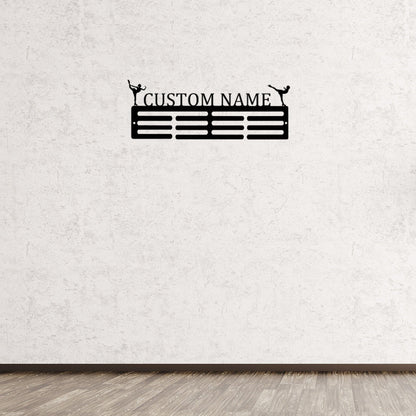 Custom Figure Skater Medal Hanger, Personalized Skating Medal Holder