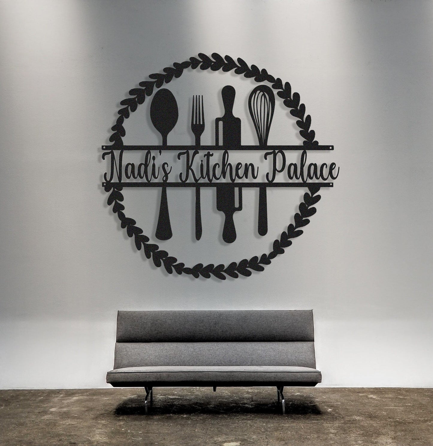 Personalized Kitchen Metal Sign,Kitchen Wall Art For Mom,Family Kitchen Sign,Indoor Kitchen Decor,Housewarming Gift