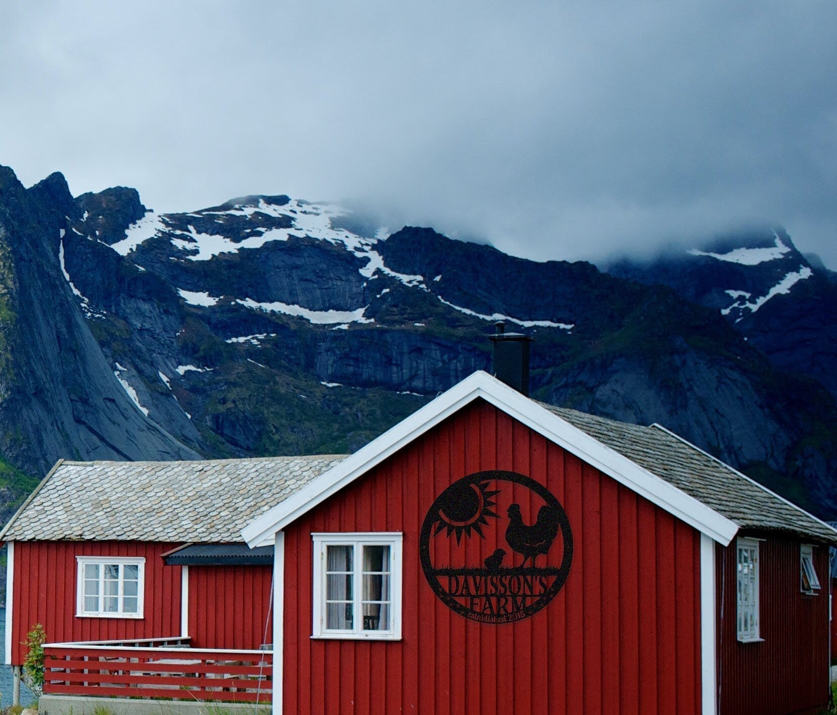 Custom Chicken Coop Sign Name,Chicken Coop Metal Sign,Chicken Farm House Decor,LED Lights,Gift For Farmer,Hen House Decor,Ranch Decor