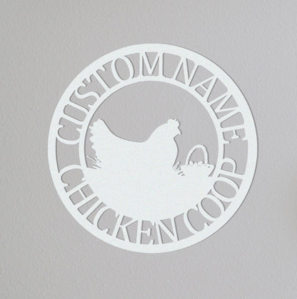 Custom Chicken Coop Sign Name,Chicken Coop Sign,Hen House Decor,Farm House Decor,Chicken Coop Decor,Gift For Dad Grandpa Farmer,Ranch Decor