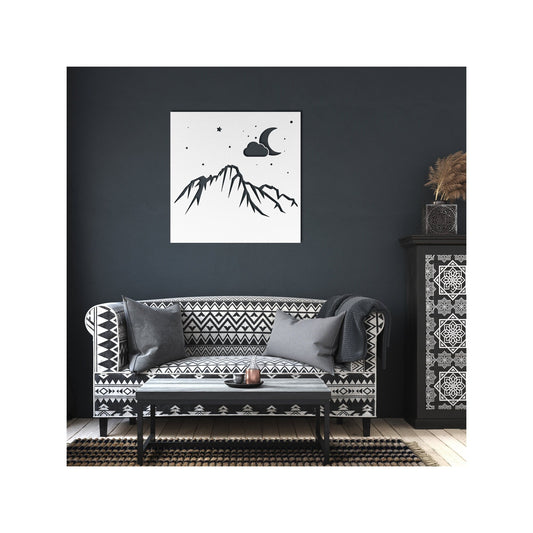 Simple Mountain Metal Wall Art, Mountain Range Metal Sign, Minimalist Mountains Wall Art, Wall Hanging Mountains Sign, Nature Metal Art