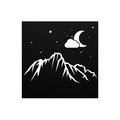 Simple Mountain Metal Wall Art, Mountain Range Metal Sign, Minimalist Mountains Wall Art, Wall Hanging Mountains Sign, Nature Metal Art