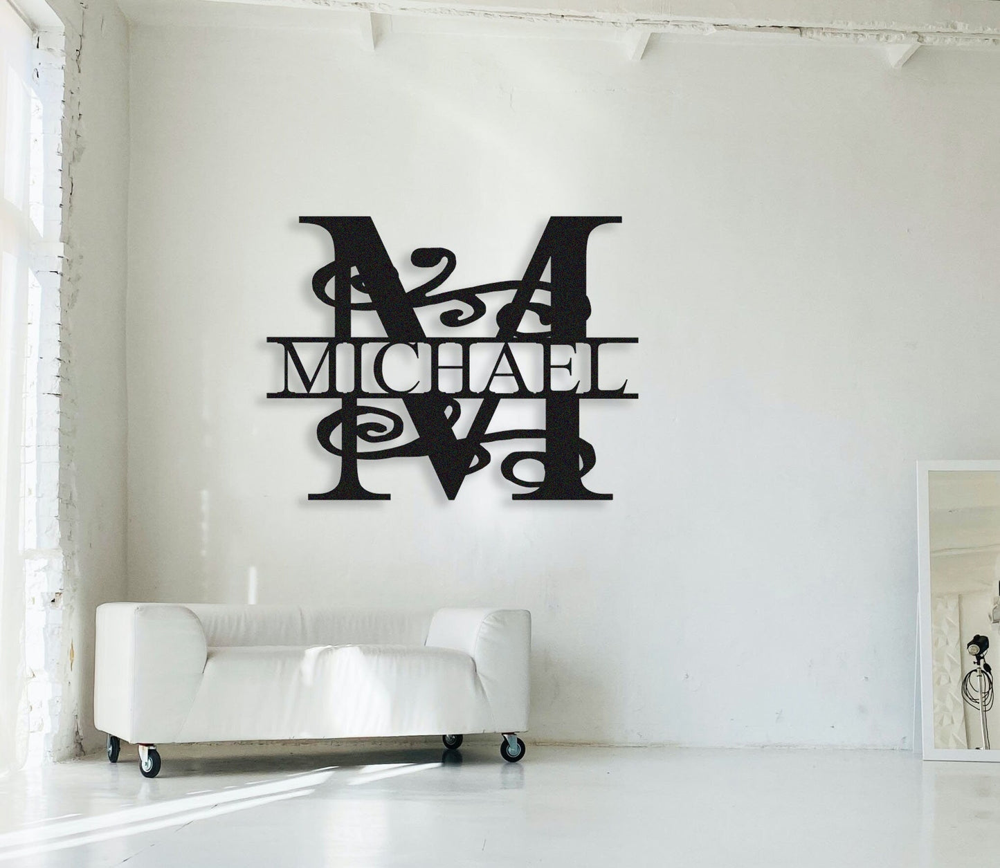 Custom Last Name Metal Sign, Monogram Wall Art For House Decor,Personalized Family Name Sign,Housewarming Wedding Gift