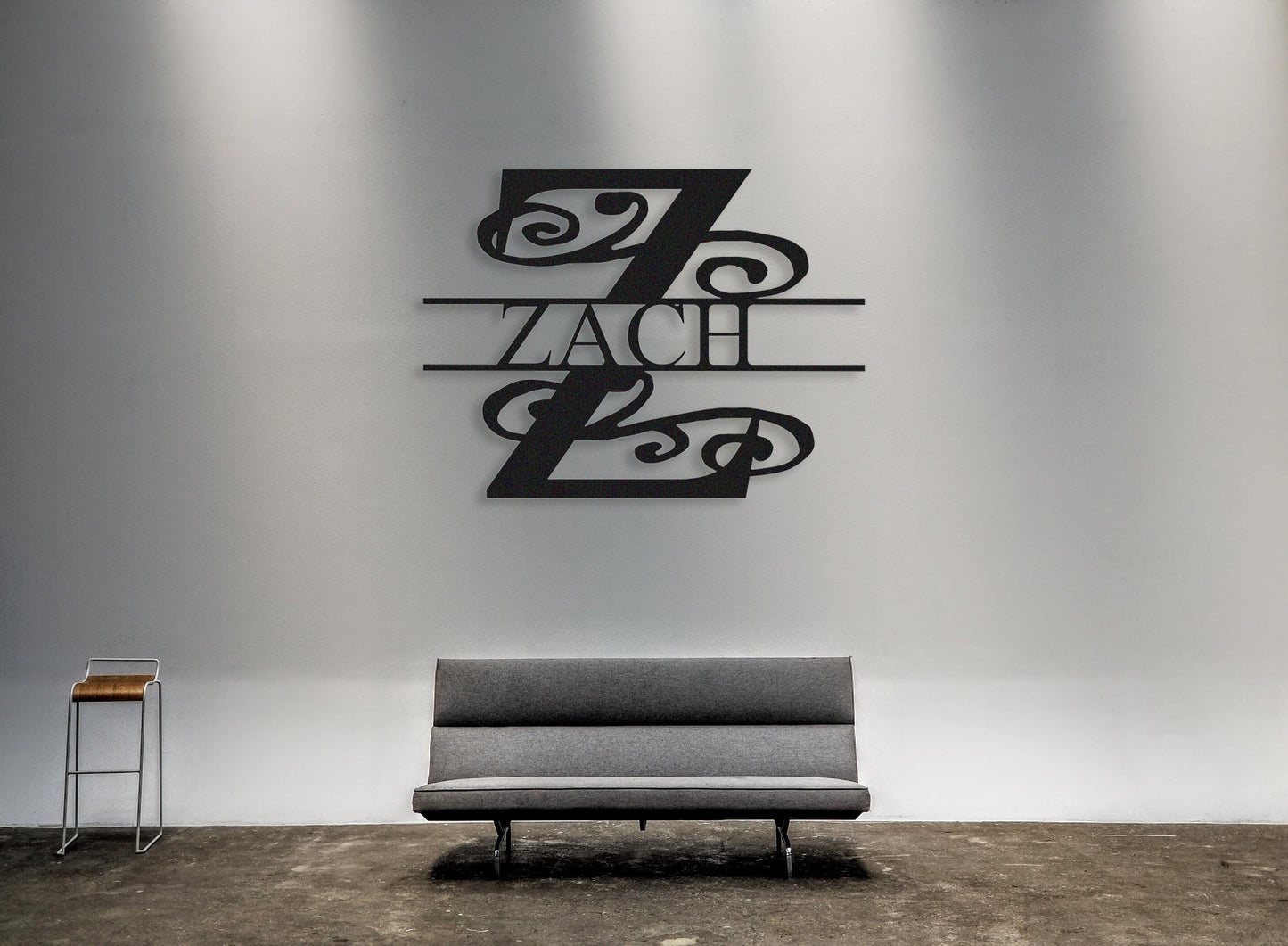 Custom Last Name Metal Sign, Monogram Wall Art For House Decor,Personalized Family Name Sign,Housewarming Wedding Gift