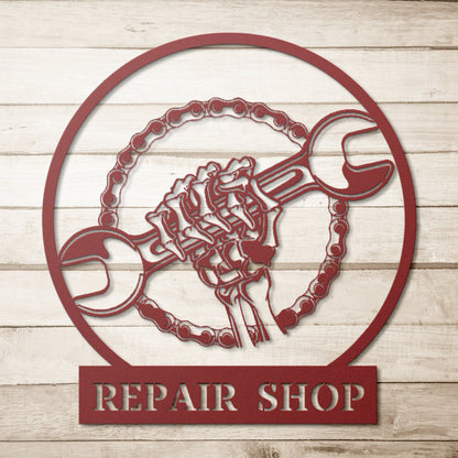 Skull Mechanic Metal Sign, Mechanic Gifts, Skeleton Hand Metal Art, Mechanic Birthday Gift, Aircraft Mechanic Sign, Auto Mechanic Gift