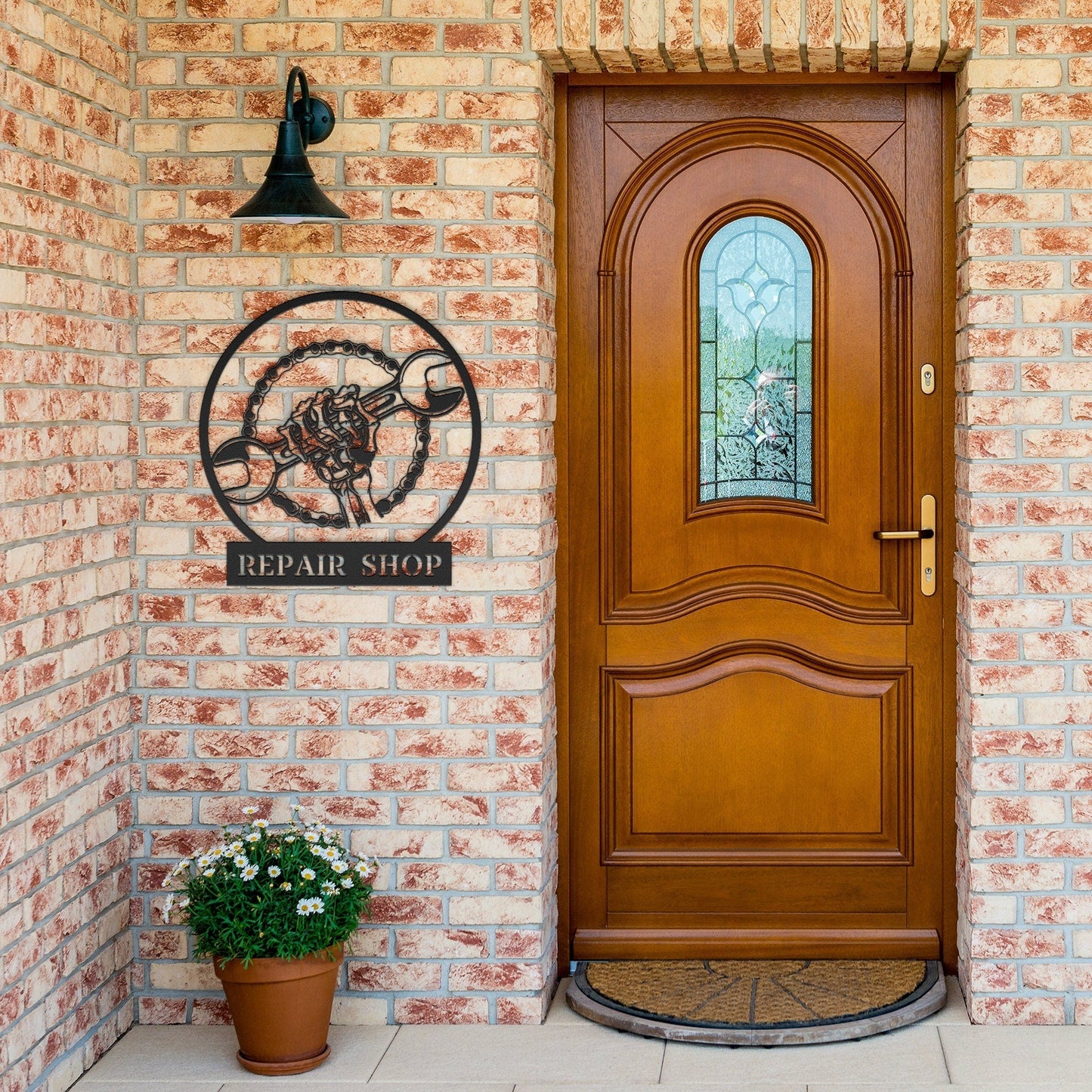 Skull Mechanic Metal Sign, Mechanic Gifts, Skeleton Hand Metal Art, Mechanic Birthday Gift, Aircraft Mechanic Sign, Auto Mechanic Gift