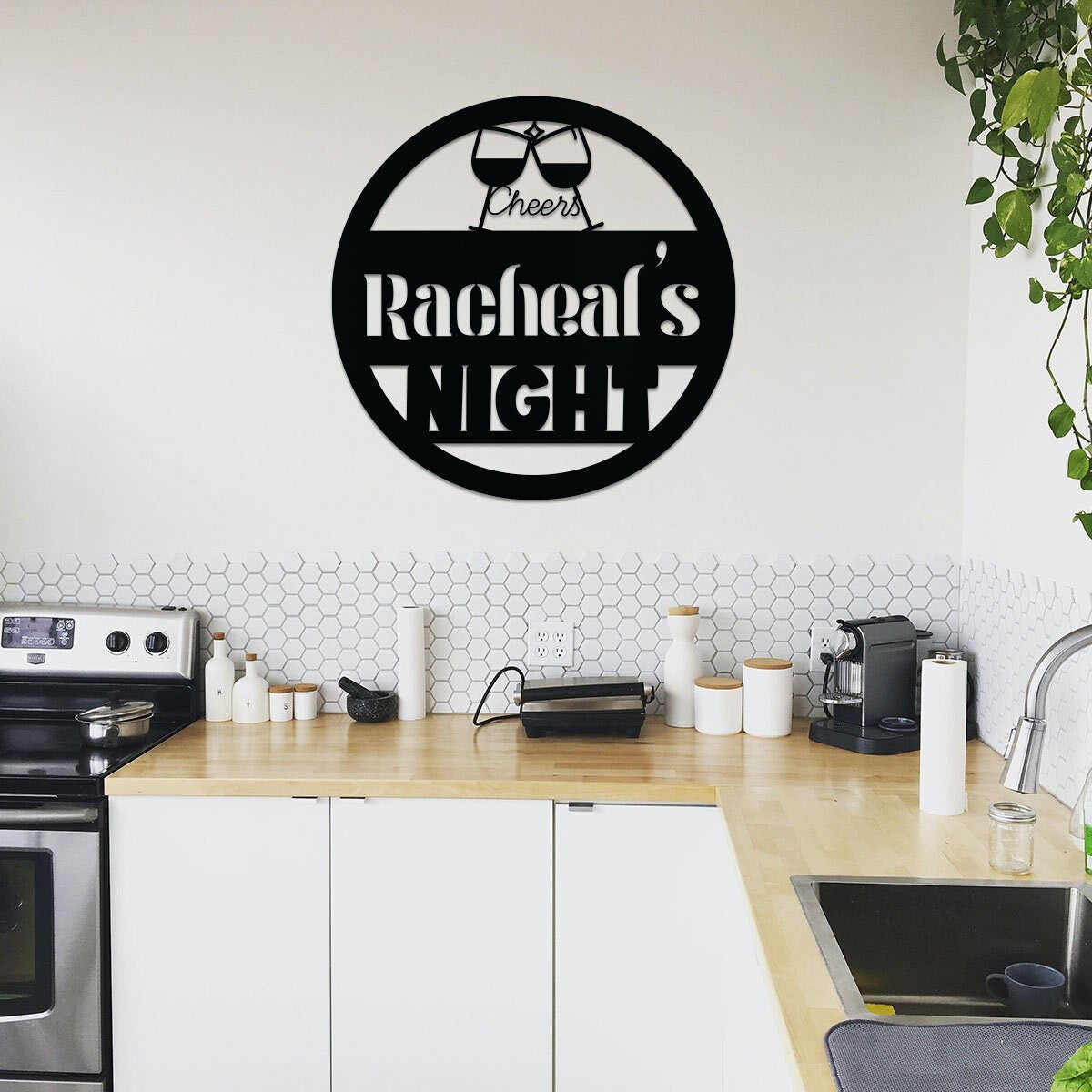 Custom Party Sign, Metal Party Sign, Metal Special Night Sign, Game Night Sign, Custom Family Sign, Custom Game Night Sign, Custom Name Sign