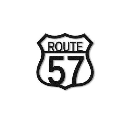 Route Number Sign, Custom Address Sign, Personalized House Number Sign, House Address Sign, Address Monogram, Route Monogram