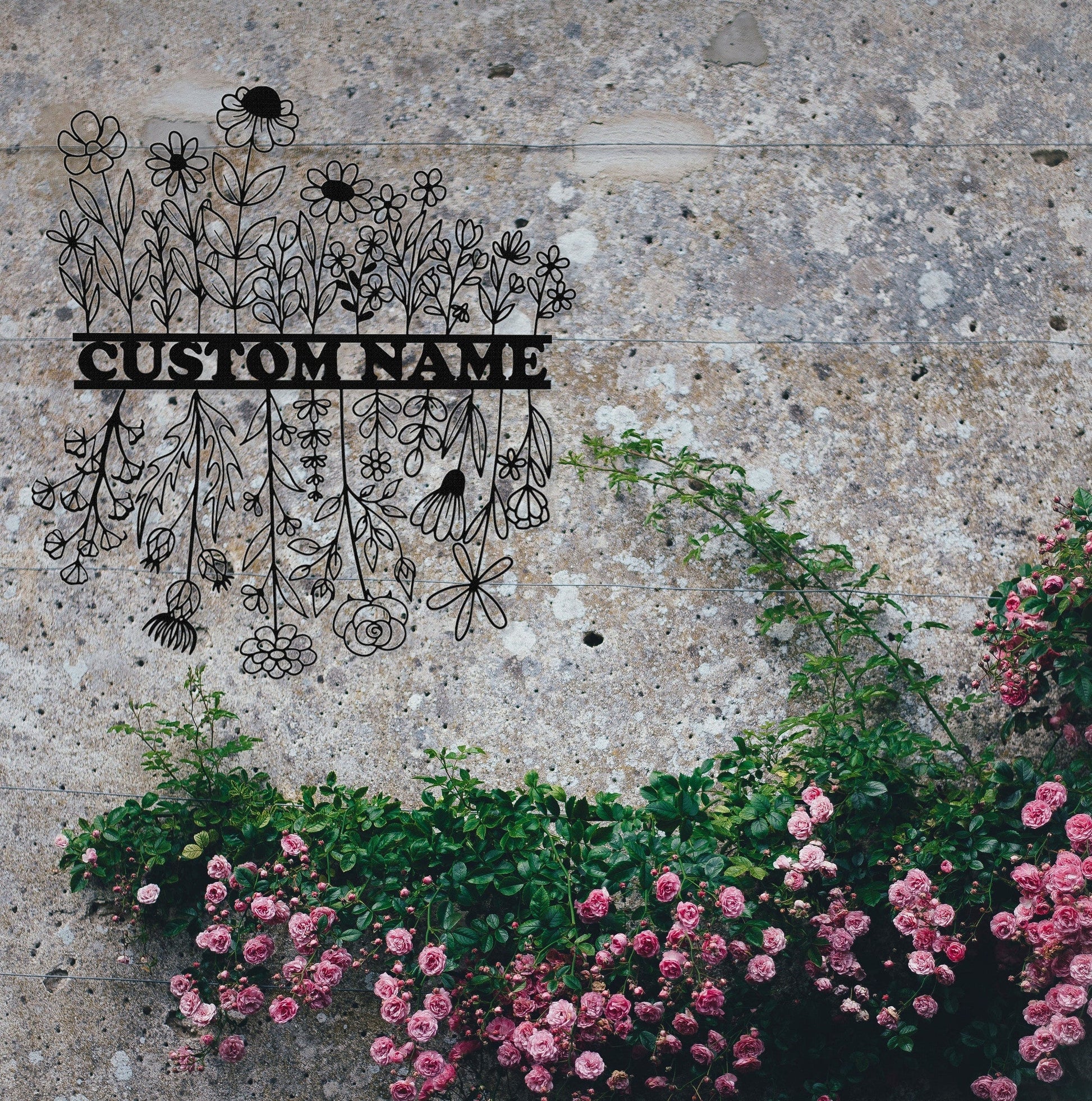 Customized Garden Sign,Flower Sign,Garden Wall Art,Personalized Garden decor,Garden Gate Sign,Grandma's Garden Gift,Outdoor Decor