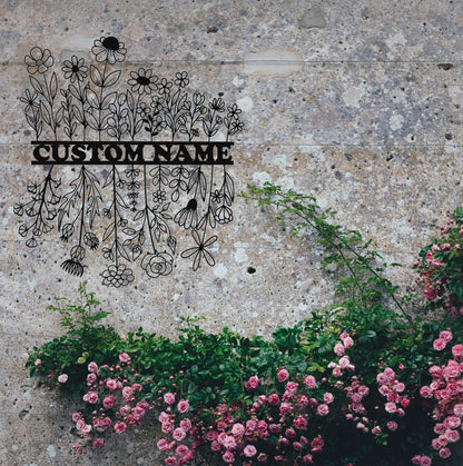 Customized Garden Sign,Flower Sign,Garden Wall Art,Personalized Garden decor,Garden Gate Sign,Grandma's Garden Gift,Outdoor Decor